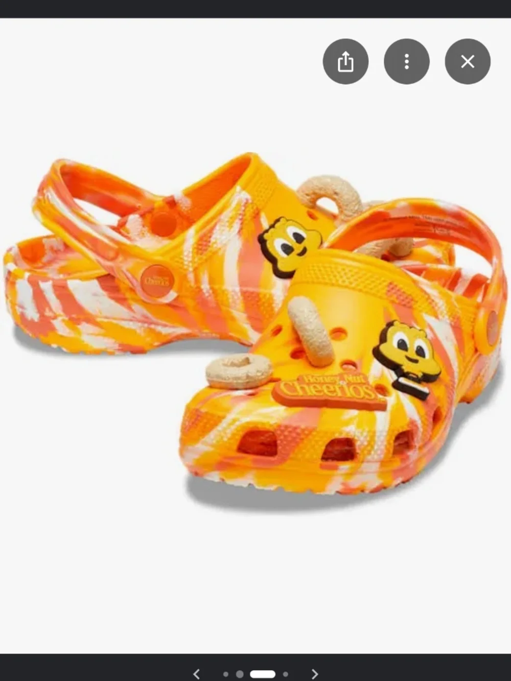 Crocs Honey Nut Cheerios Toddler 5C